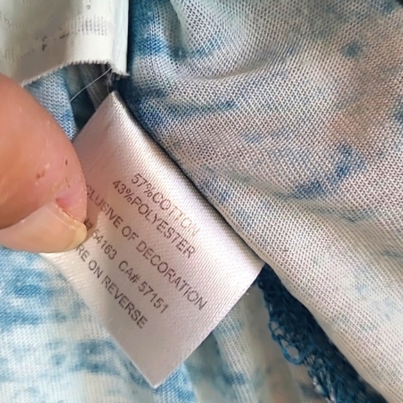 Y2K San Jose Sharks Hockey Long Sleeve Tie Front Blue Gray Top Shirt Womens Sz S - Picture 9 of 14